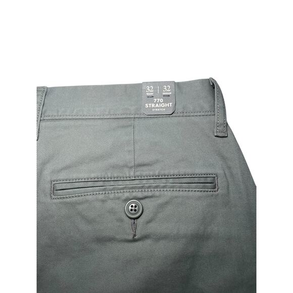 NWT J. Crew Men 32 x 32 Straight Leg Grey Casual Pants 770 Stretch - Picture 12 of 12